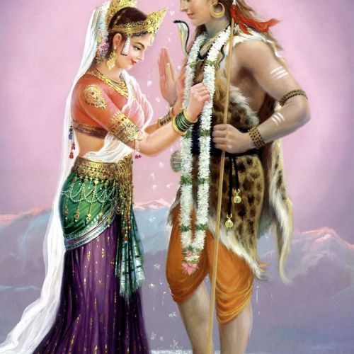 Shiva y Parvati